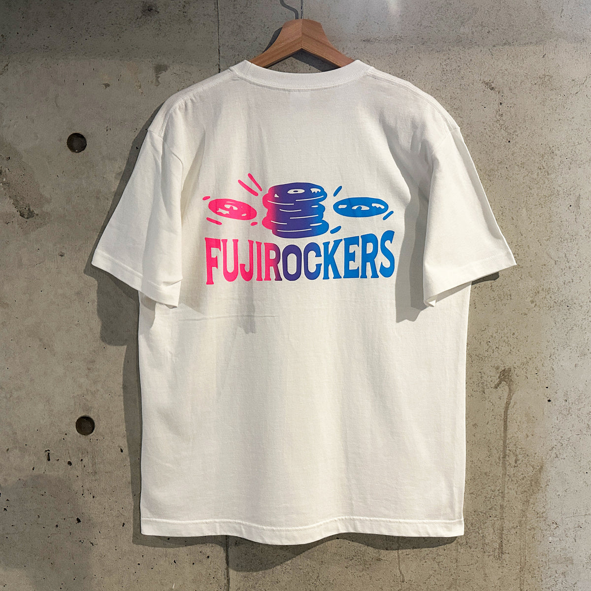 【送料無料ライン/39ショップ】 RECORD FUJIROCKERS LOGO (WHITE 2024ver. SHIRTS T ウェア