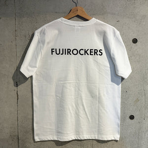 FUJIROCKERS ワッペン・ポケット T SHIRTS (WHITE)